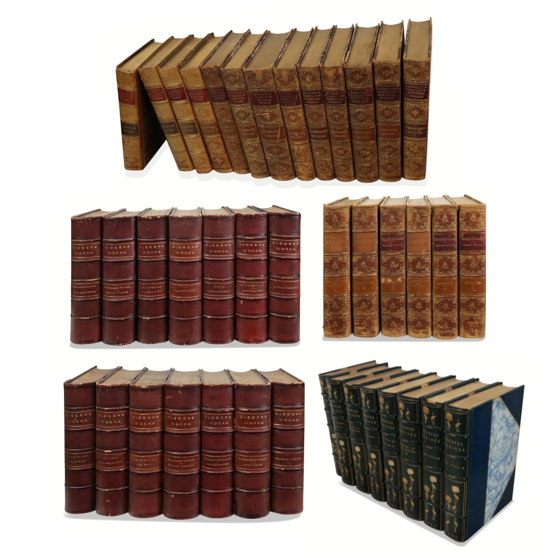 Five Sets of Leatherbound Volumes (41) (1 of 17)