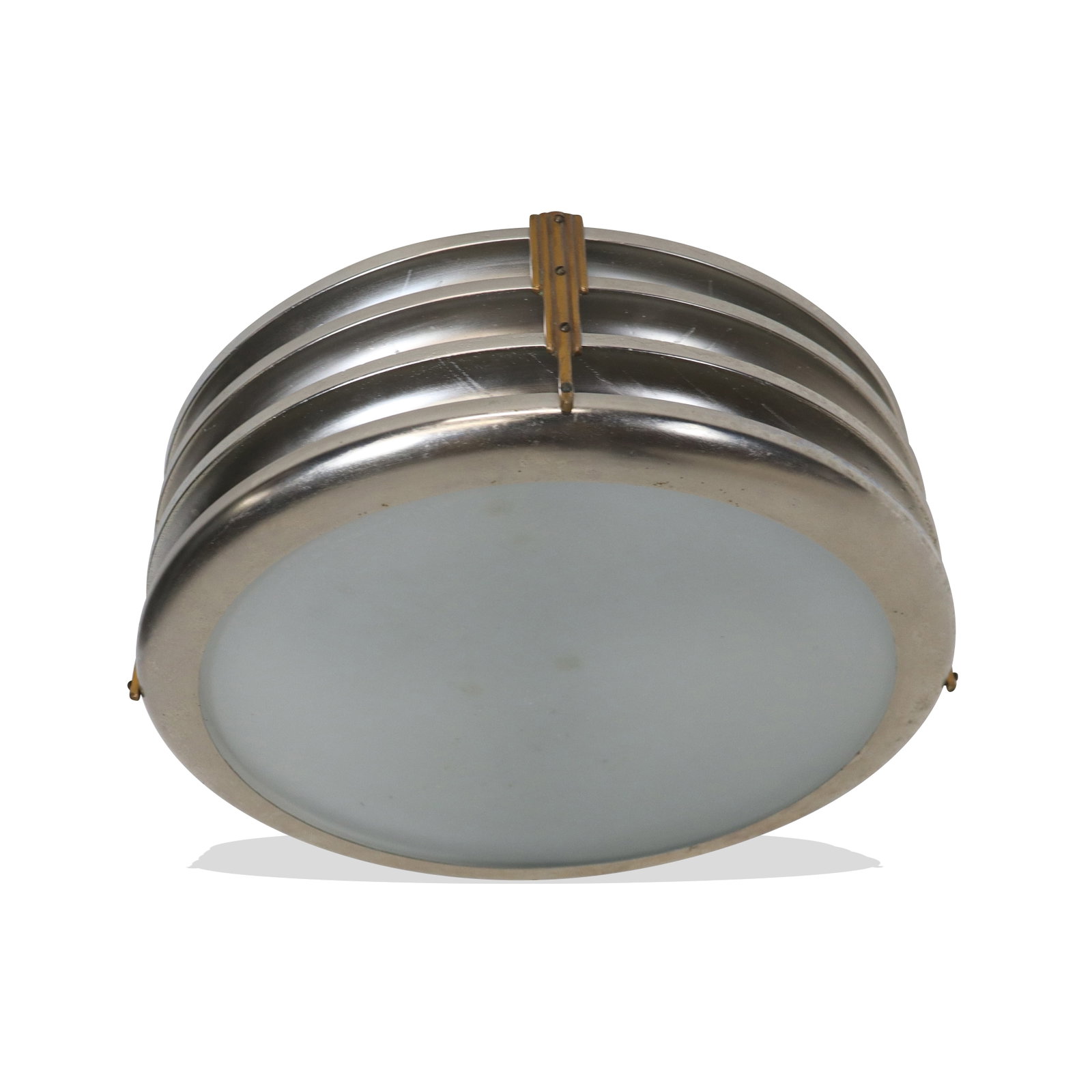 Art Deco Round Ceiling Fixture (1 of 10)