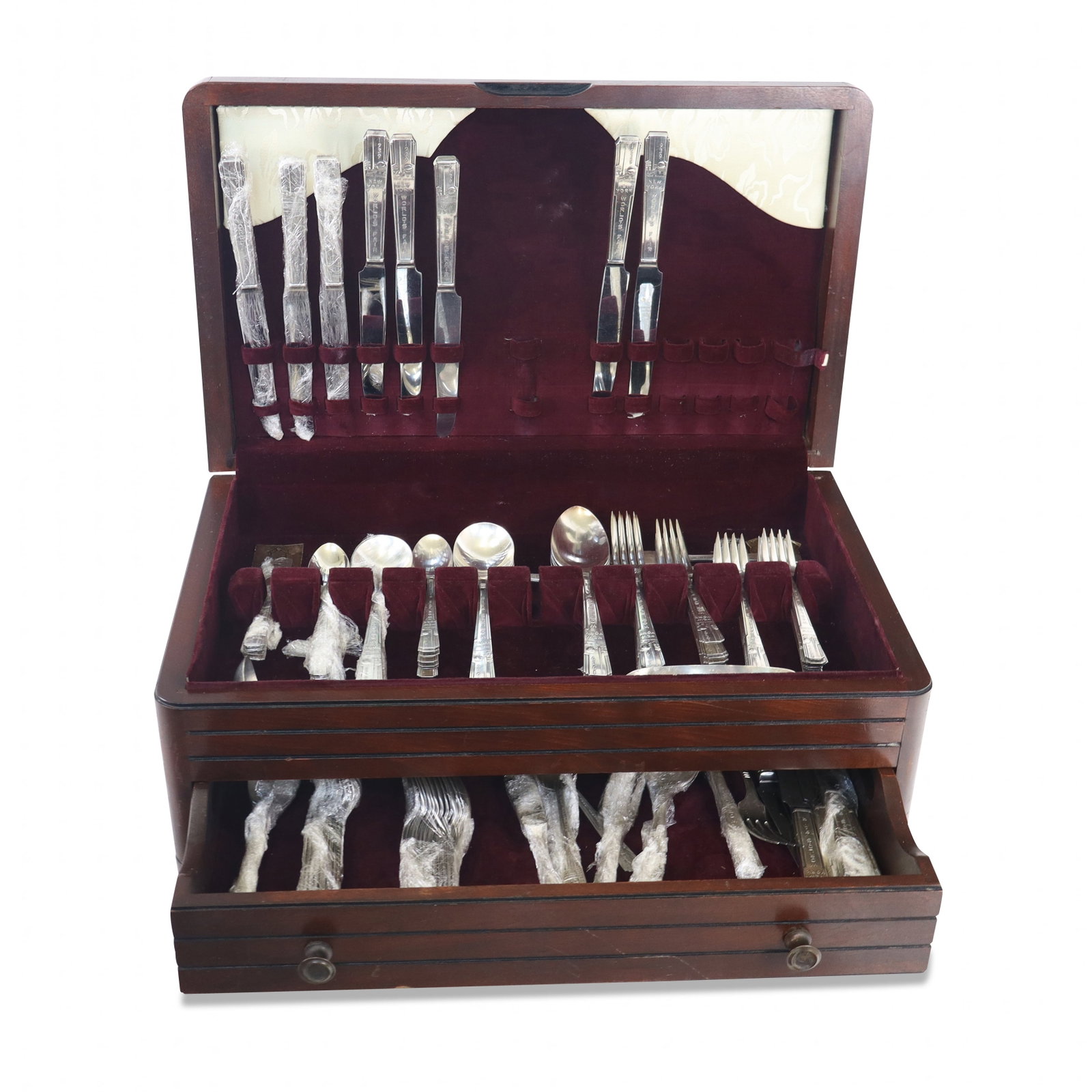 114 Piece Art Deco Worlds Fair Flatware Set (1 of 15)