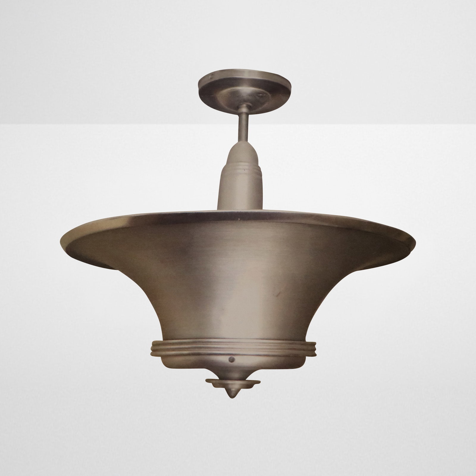 Art Deco Brushed Alloy Light Fixture (1 of 8)