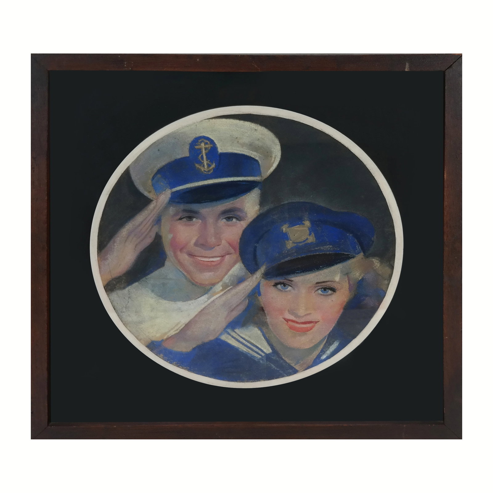 Unsigned - Captain and Mate Saluting - 3