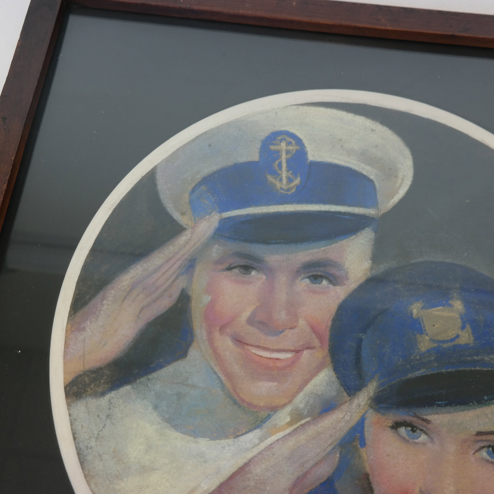 Unsigned - Captain and Mate Saluting - 5