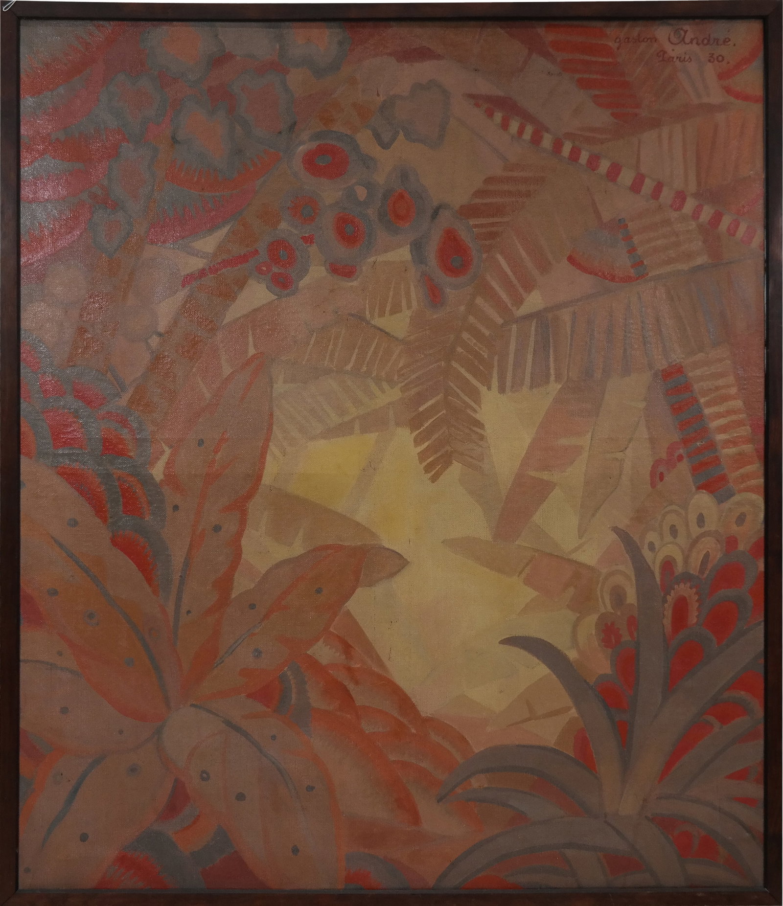 Gaston ANDRE - Oil on Canvas - Palms (1 of 14)