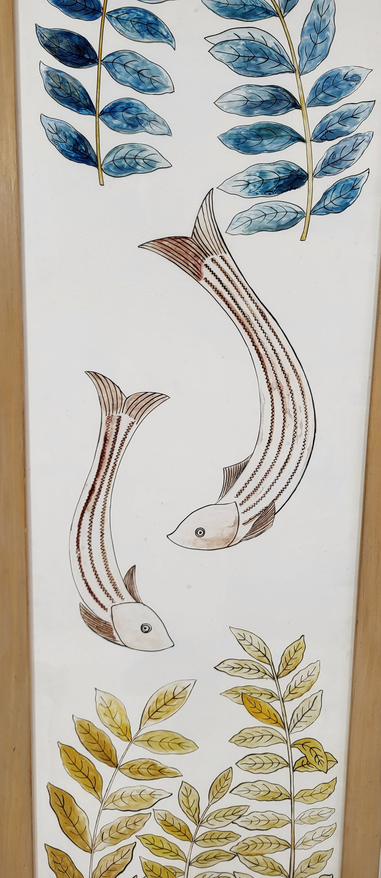Reverse Painted Framed Artwork - 5
