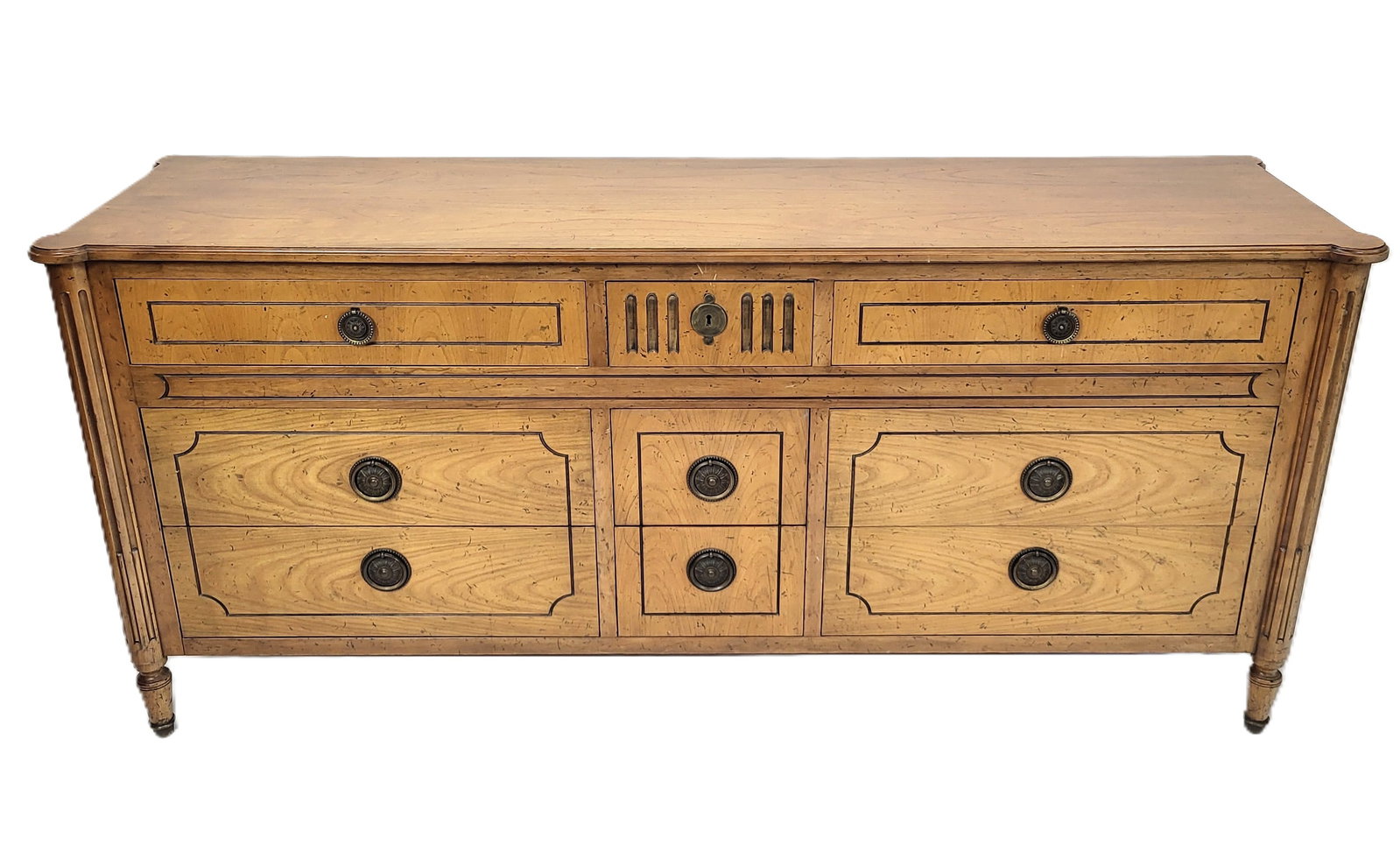 French Long Triple Dresser by Baker (1 of 17)