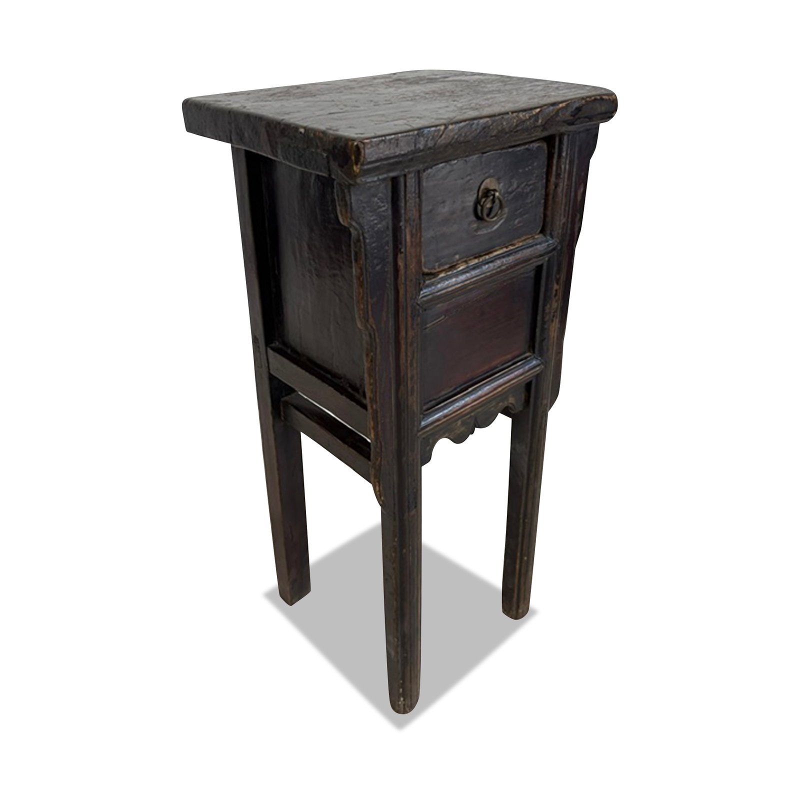 Chinese Oak Small End Table (1 of 8)