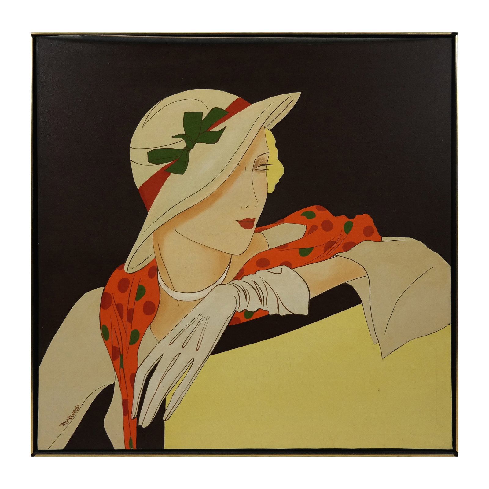 Signed ROCKWOOD - Study of a Woman (1 of 10)