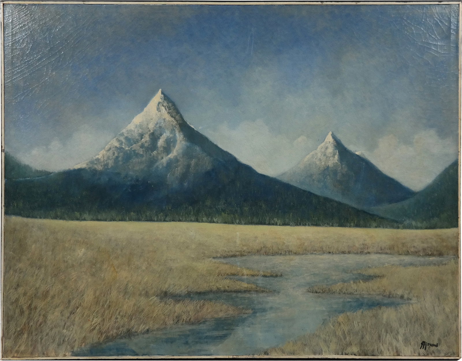 Signed GRUND - Mountain Landscape (1 of 12)