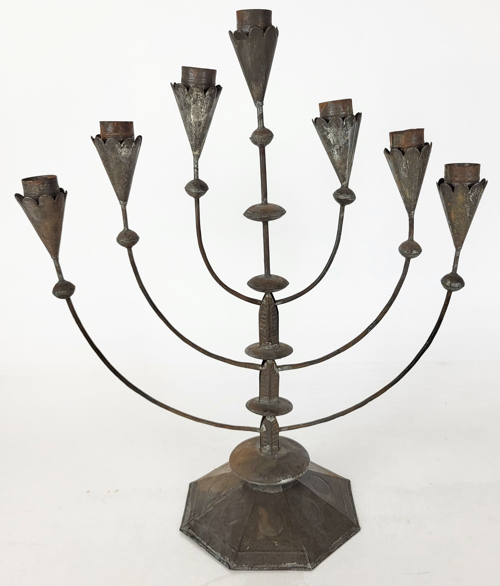 William SPRATLING Seven Light Tin Candelabra (1 of 10)
