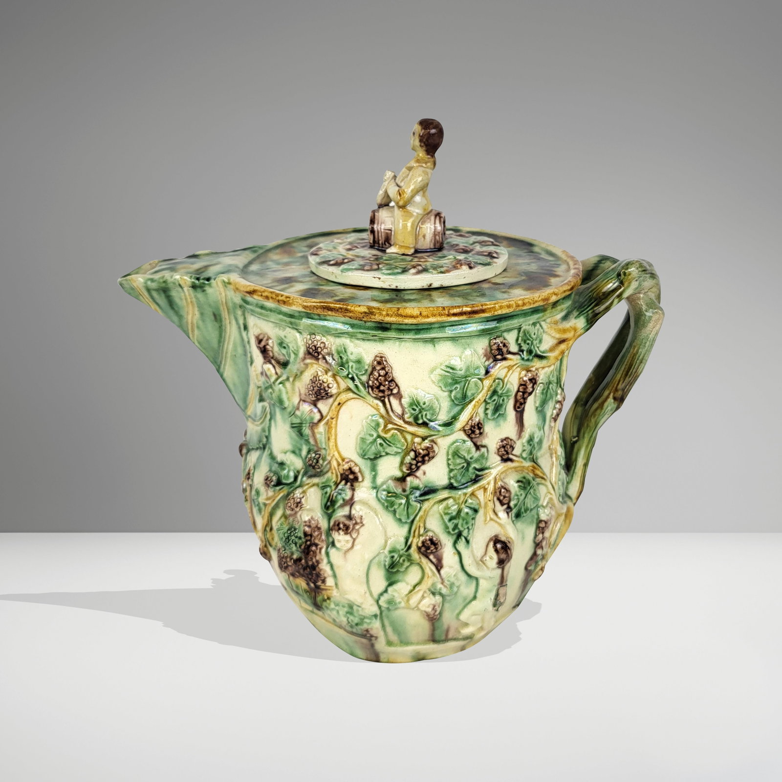 Bacchus Decorated Majolica Pitcher (1 of 20)