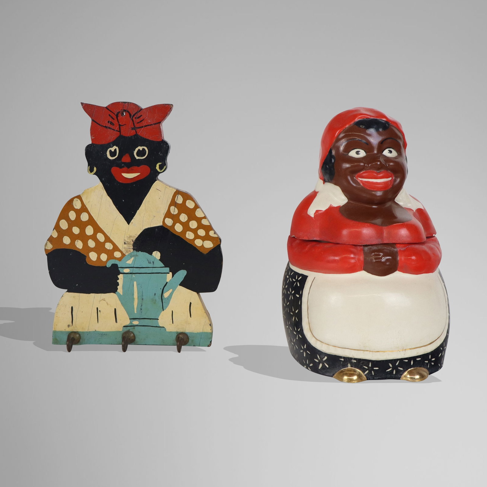Black Americana, Cookie Jar and Towel Rack (1 of 11)