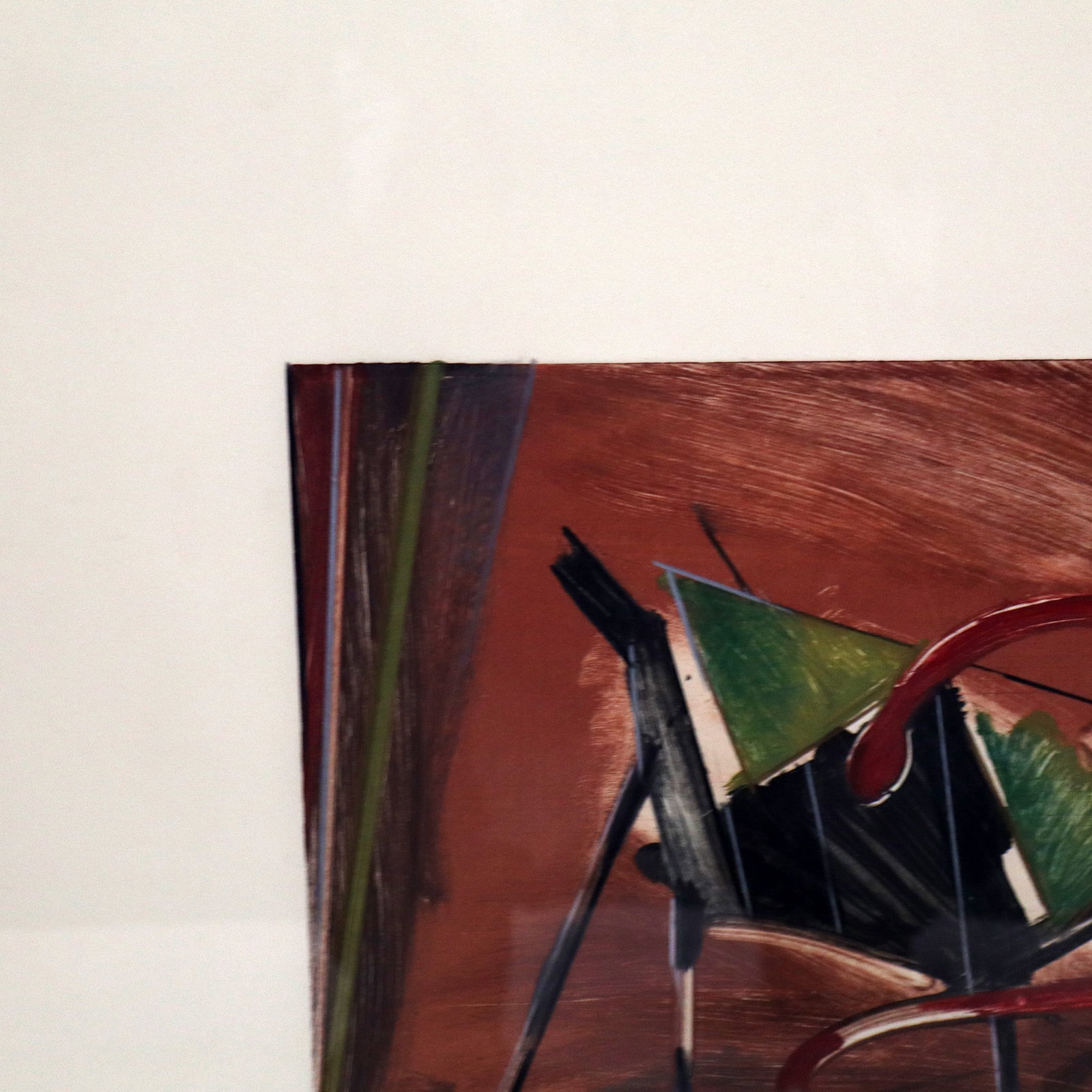 Abstract Colored Lithograph Serpent - 6