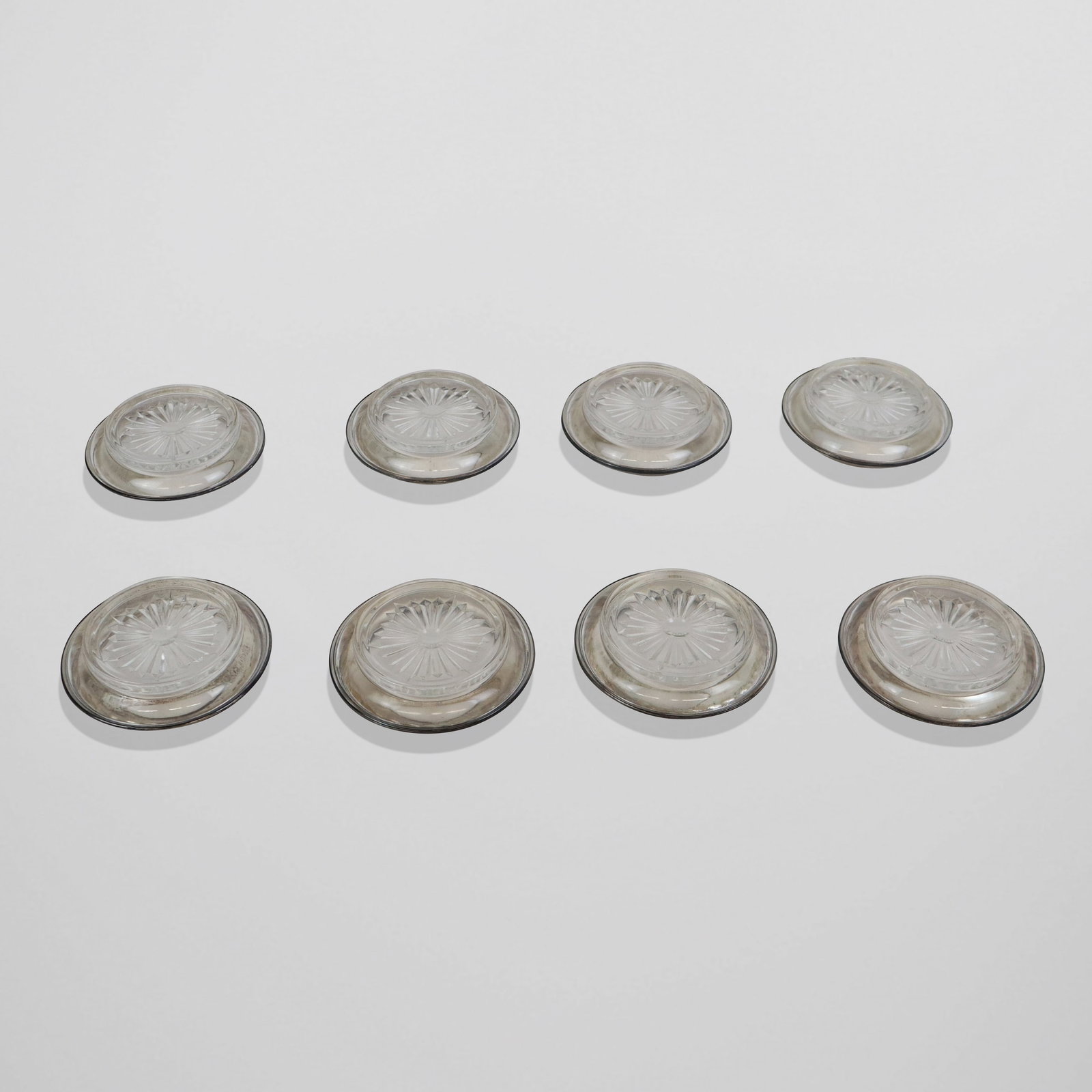 G.H. French Sterling Silver and Glass Coasters, 8 (1 of 11)