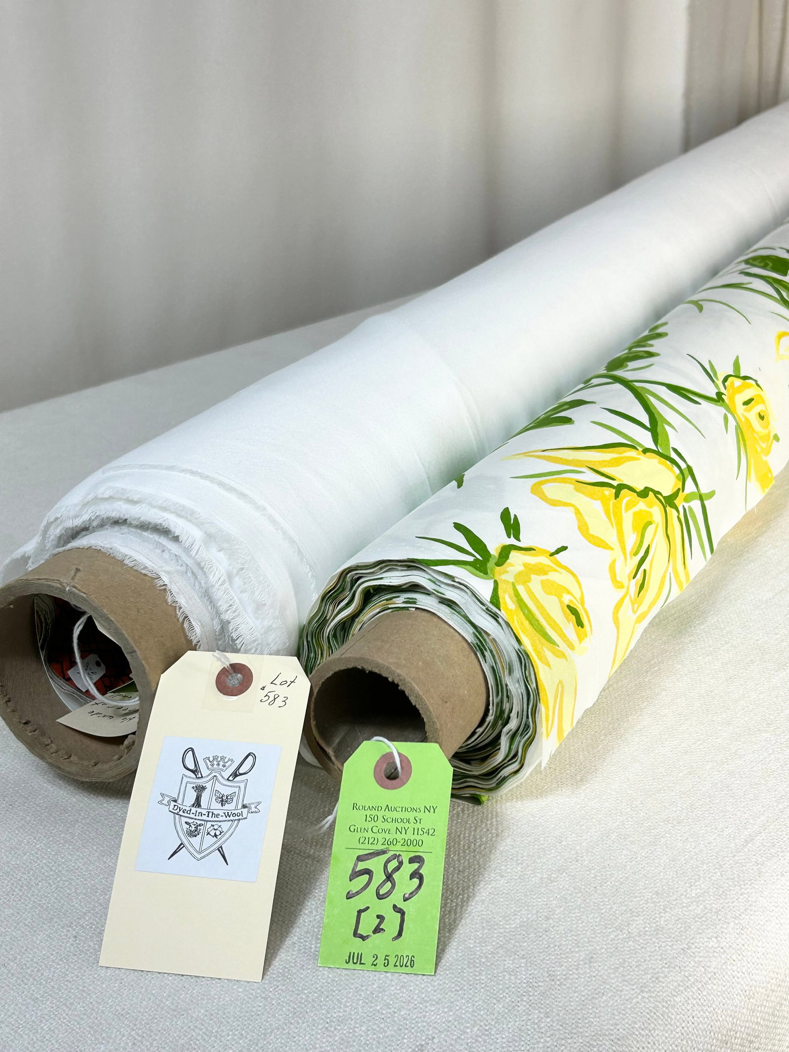 Fret's Printed Floral And White Crepe Sheer Fabric (1 of 11)