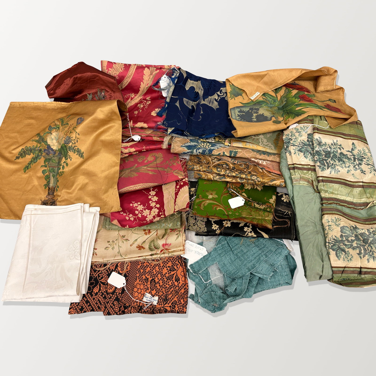 American Silk Brocade Fabrics and Fragments (1 of 18)