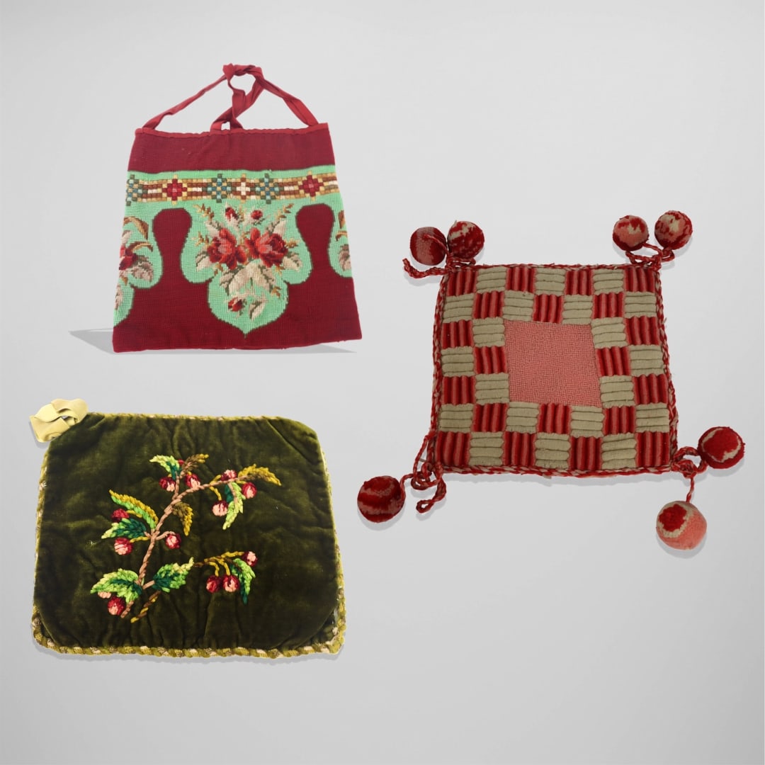 Three American Woven & Needlepoint Articles (1 of 12)