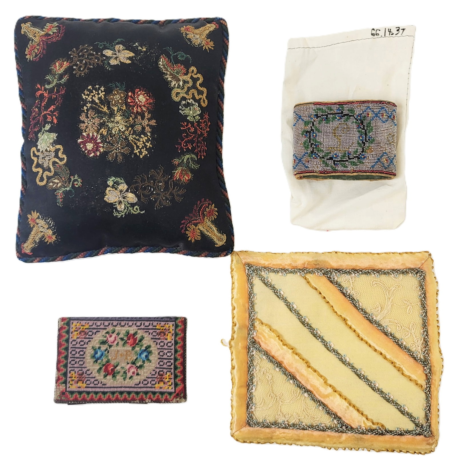 Four American Beaded and Needlepoint Articles (1 of 17)