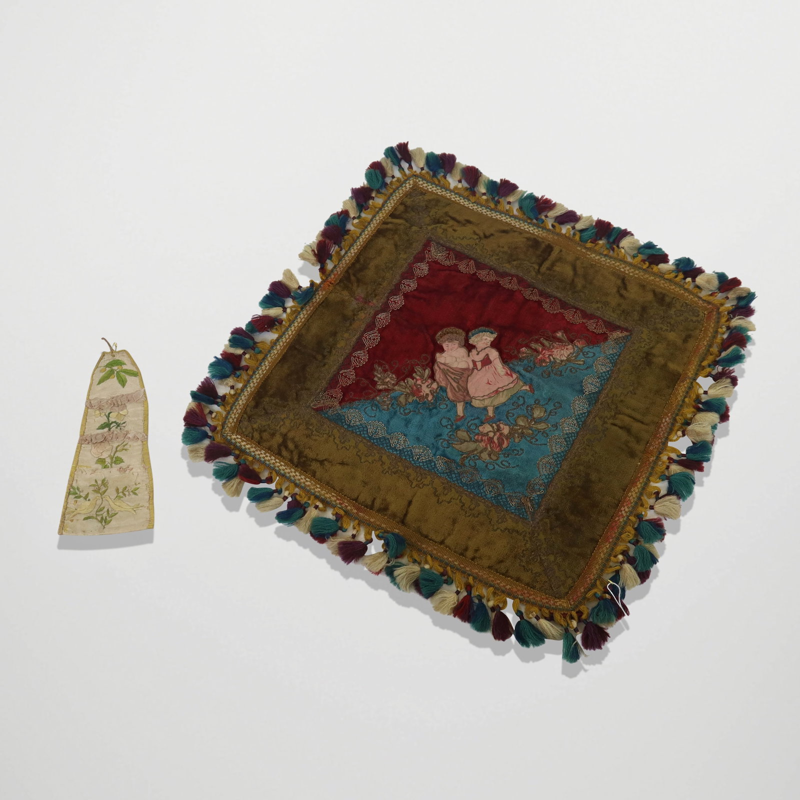 French 19th Century Pocket and Pillow Cover (1 of 12)
