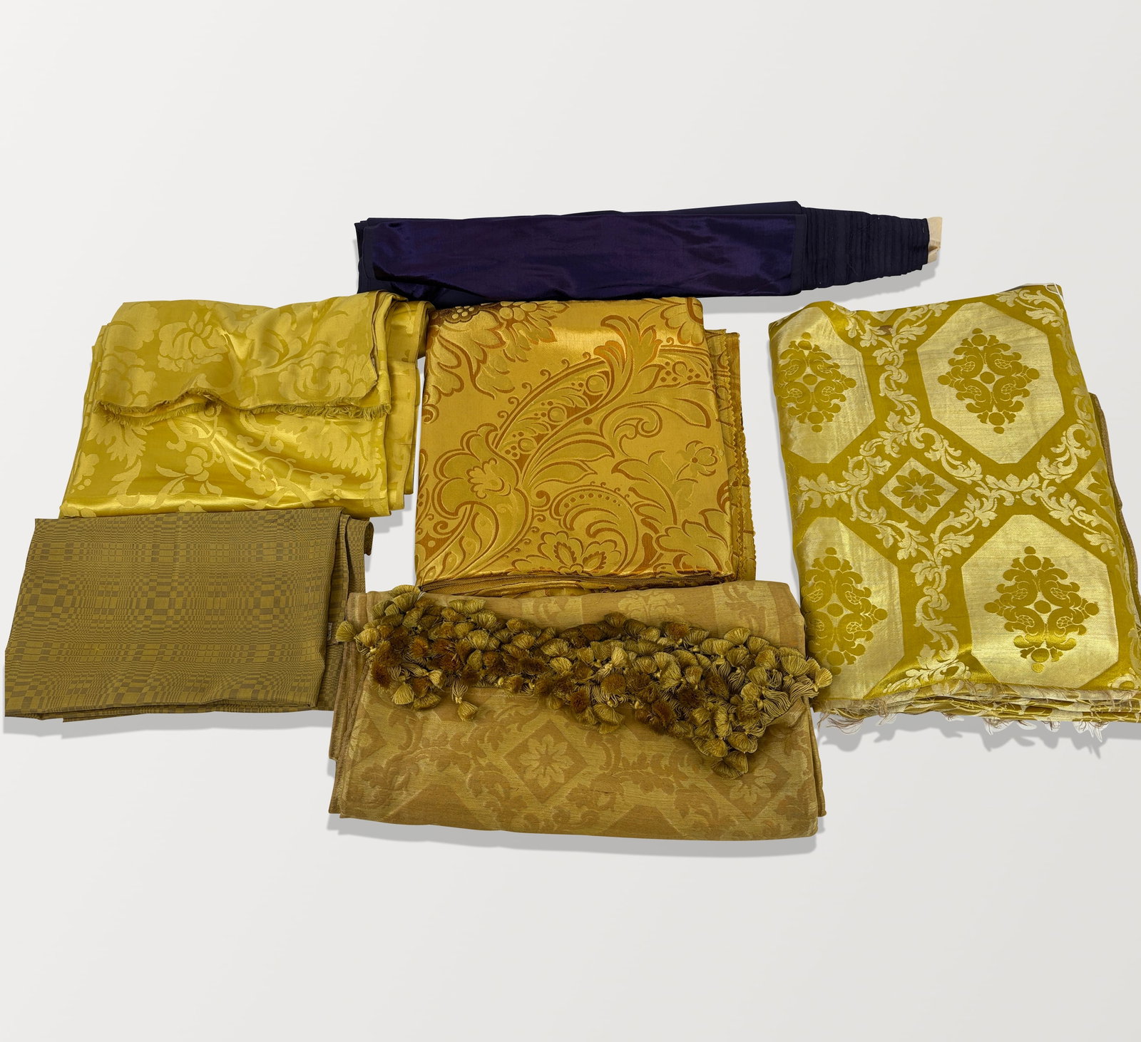 French Silk Fine Brocade Fabrics (1 of 16)
