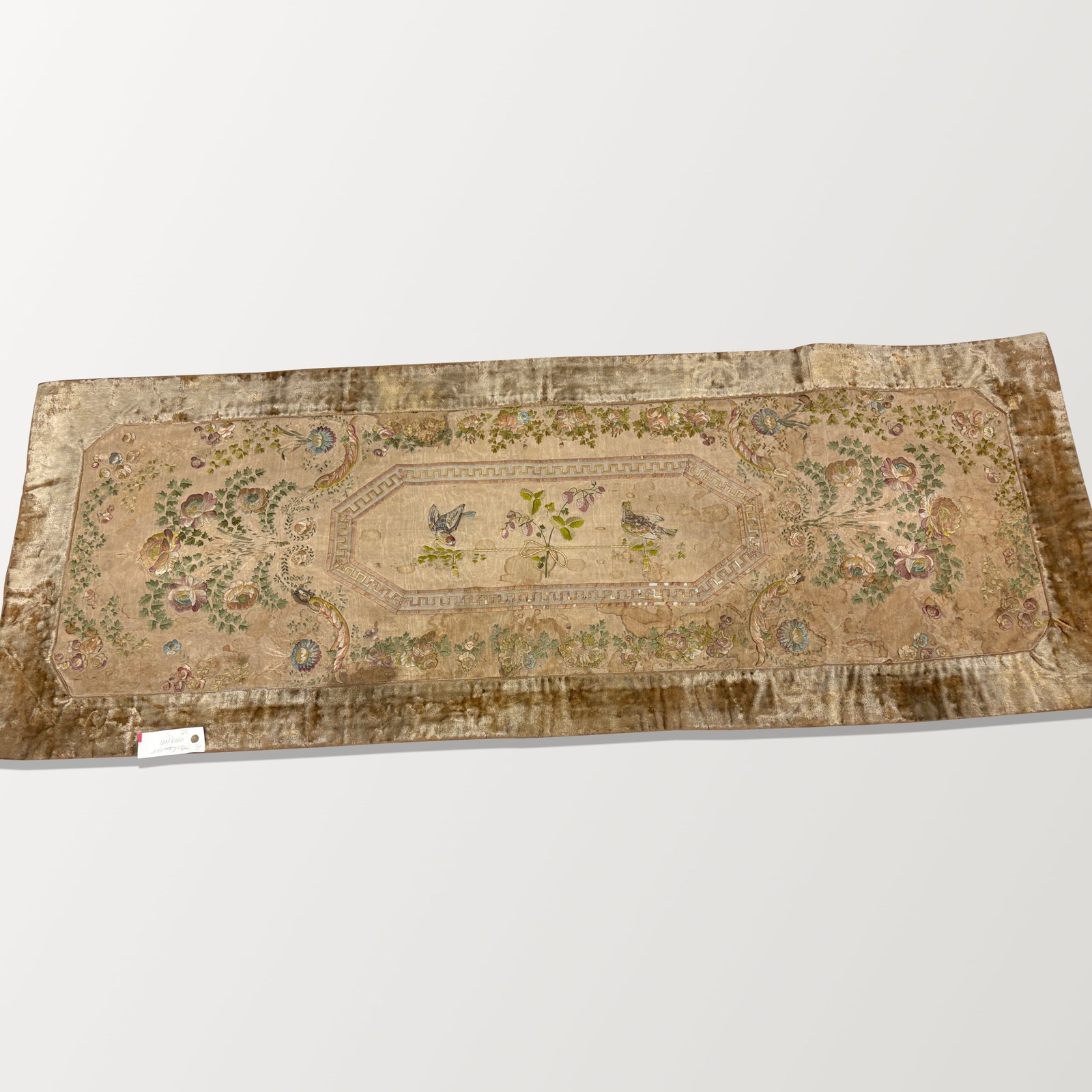 19th Century French Silk Finished Panel (1 of 11)