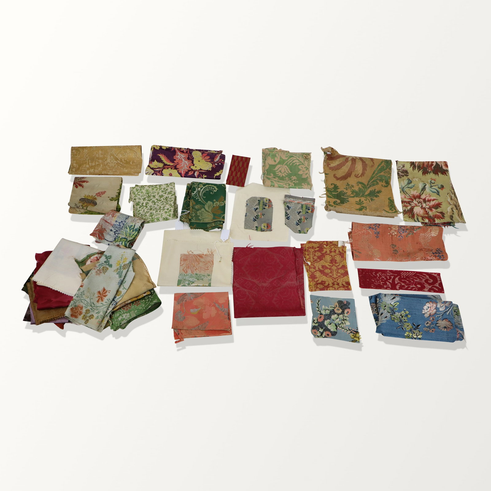 Large Group of Small Silk Fragments (1 of 15)