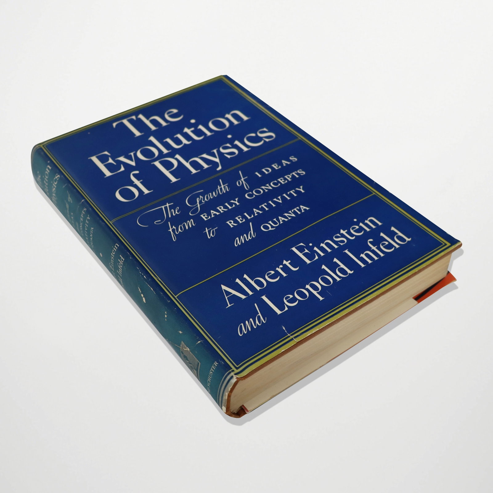 Einstein Signed Book, The Evolution of Physics (1 of 12)