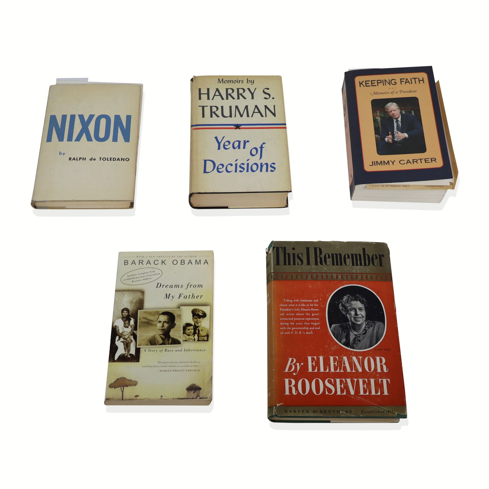 Carter, Obama, & Others, 5 Signed President Books (1 of 15)
