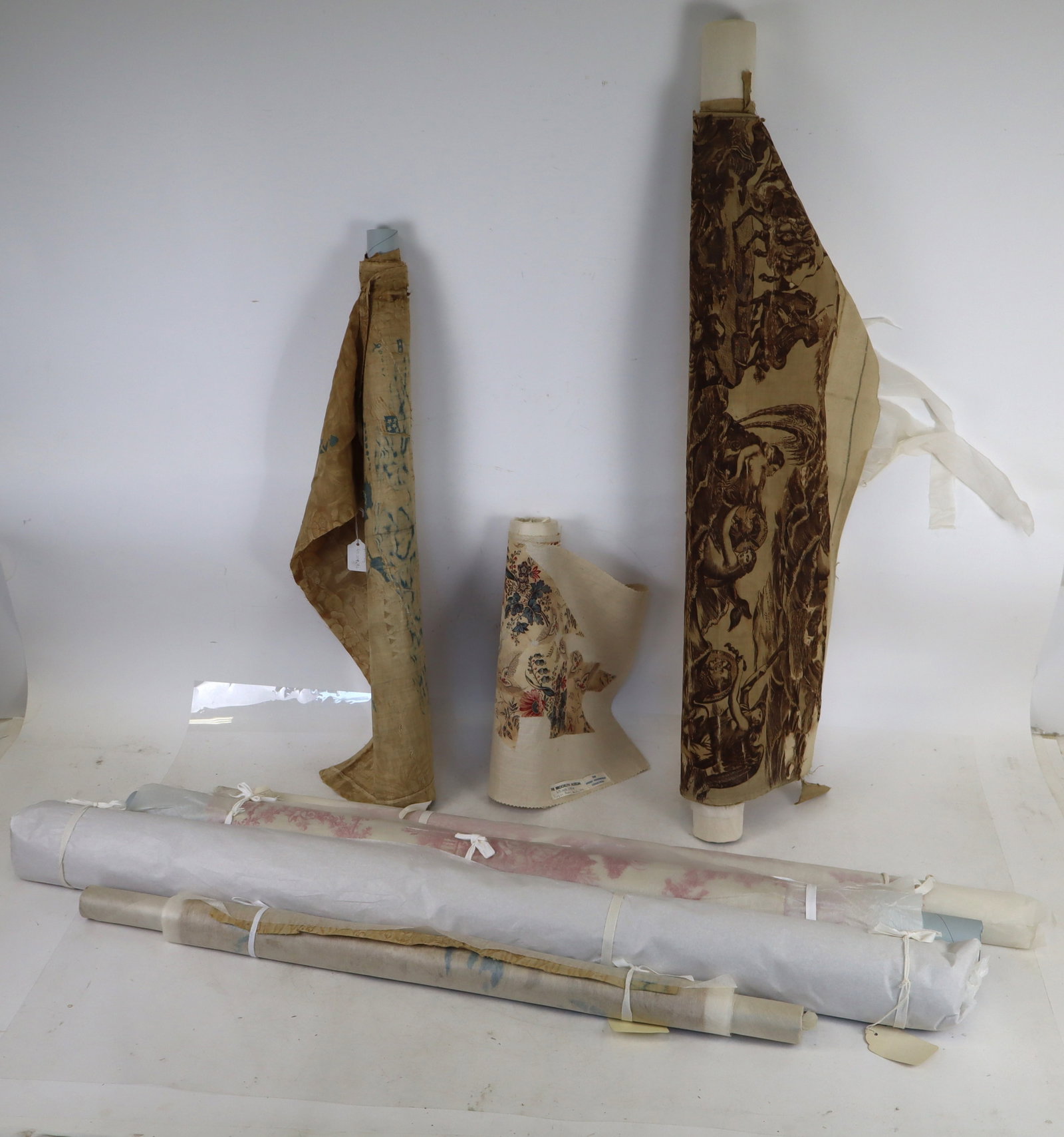 Group of 18th-19th C English Printed Cotton Chintz (1 of 10)