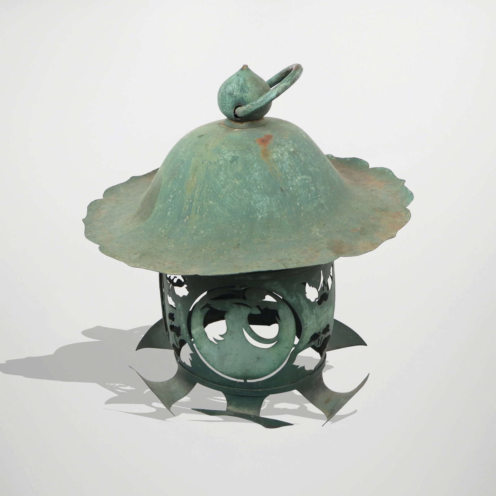 Japanese Bronze Pagoda Lantern (1 of 10)