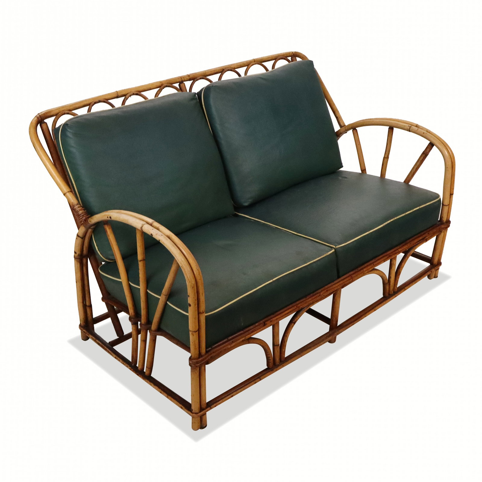 Vintage Bentwood & Rattan Settee (1 of 10)