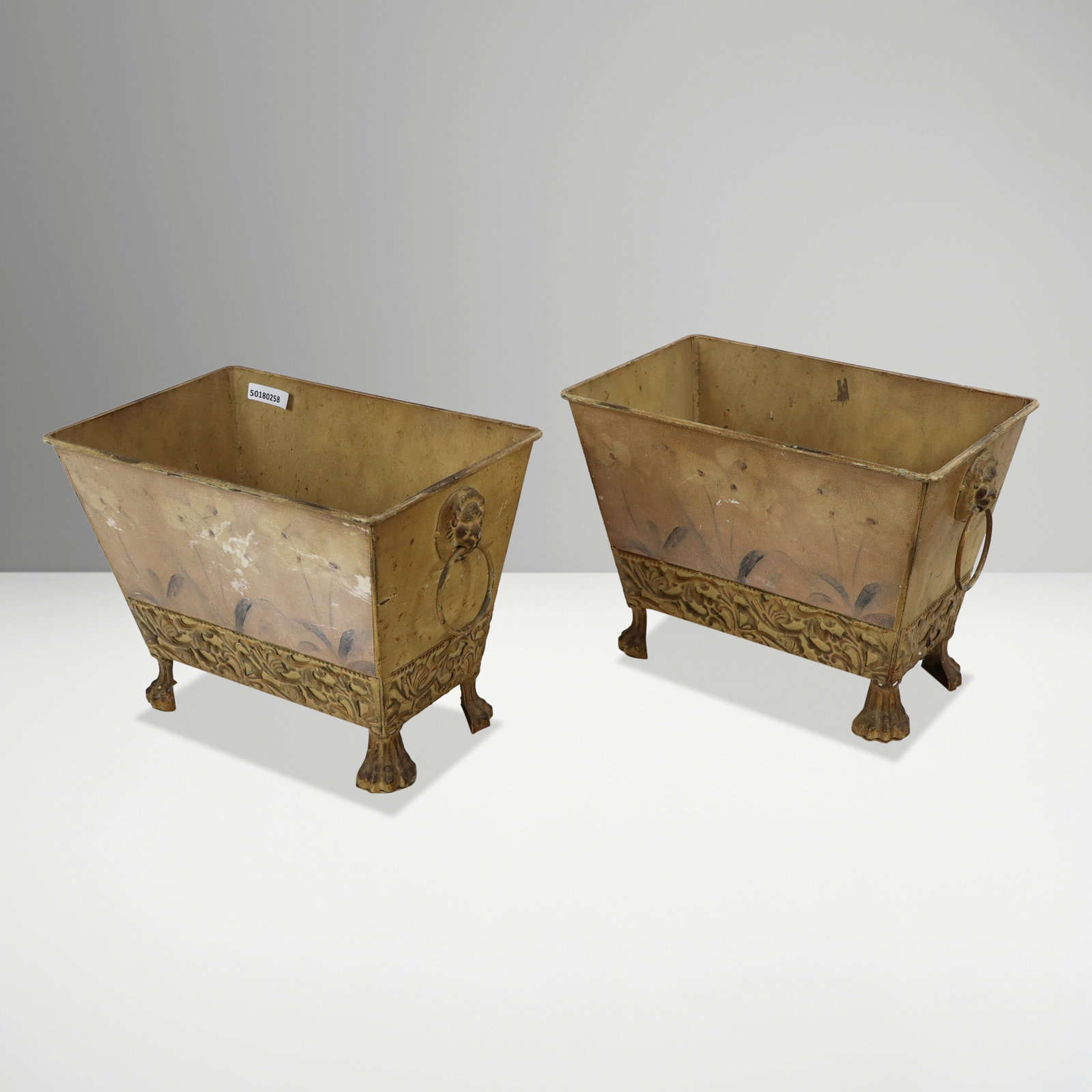 Pair of Regency Style Tole Planters (1 of 11)