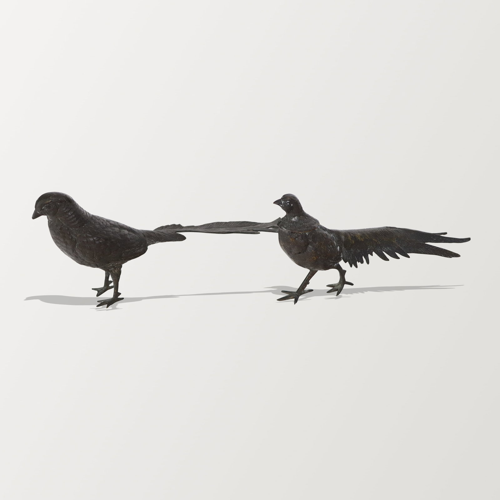 Two Metal Figures of Pheasants (1 of 8)