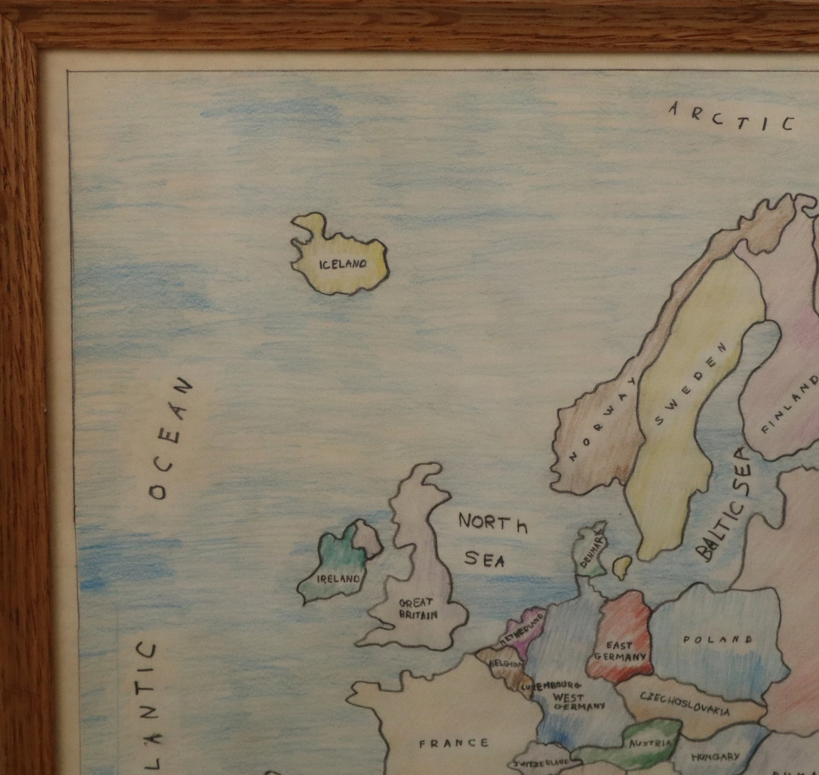 Two Framed Hand-Colored Maps - 12