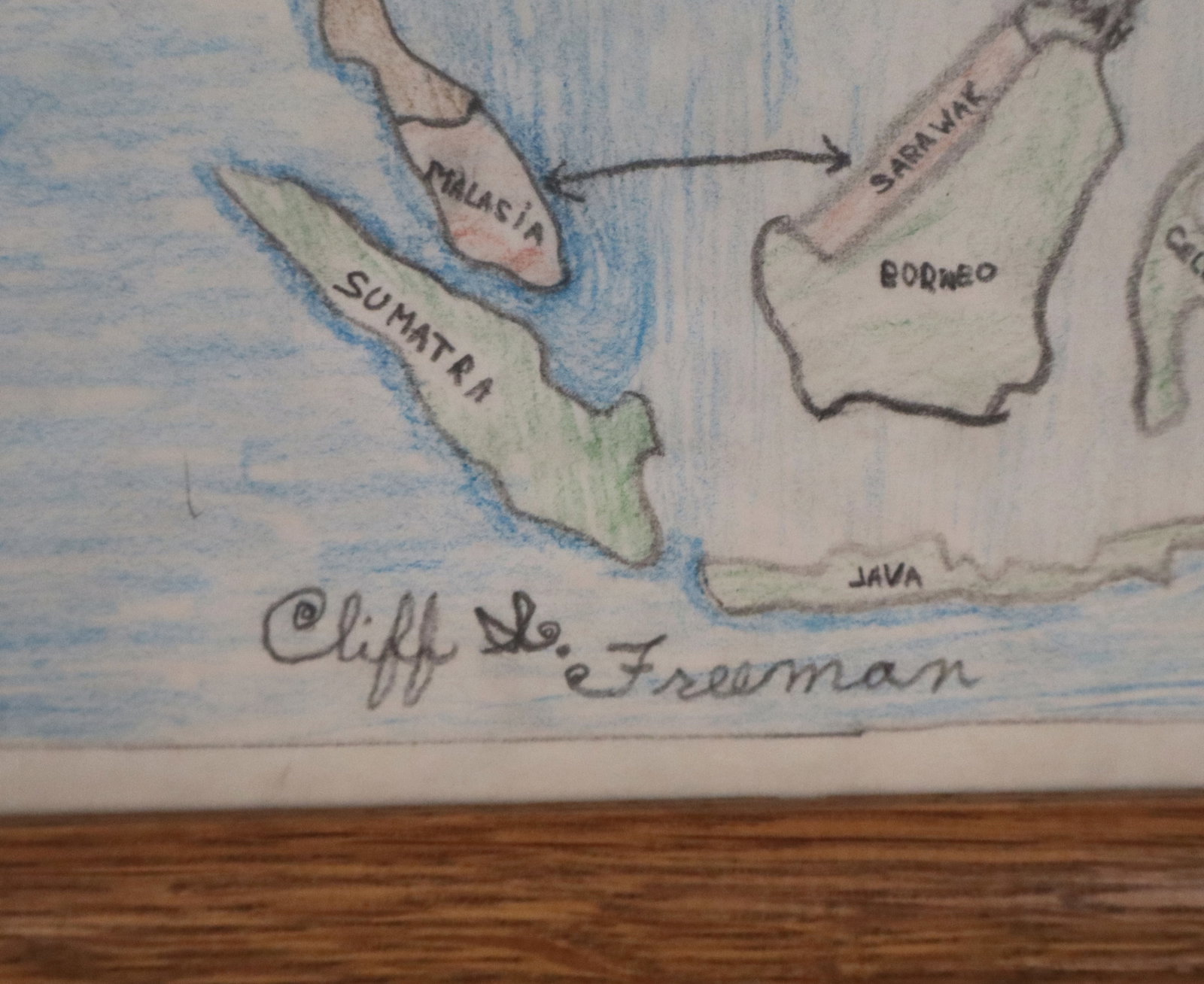 Two Framed Hand-Colored Maps - 19