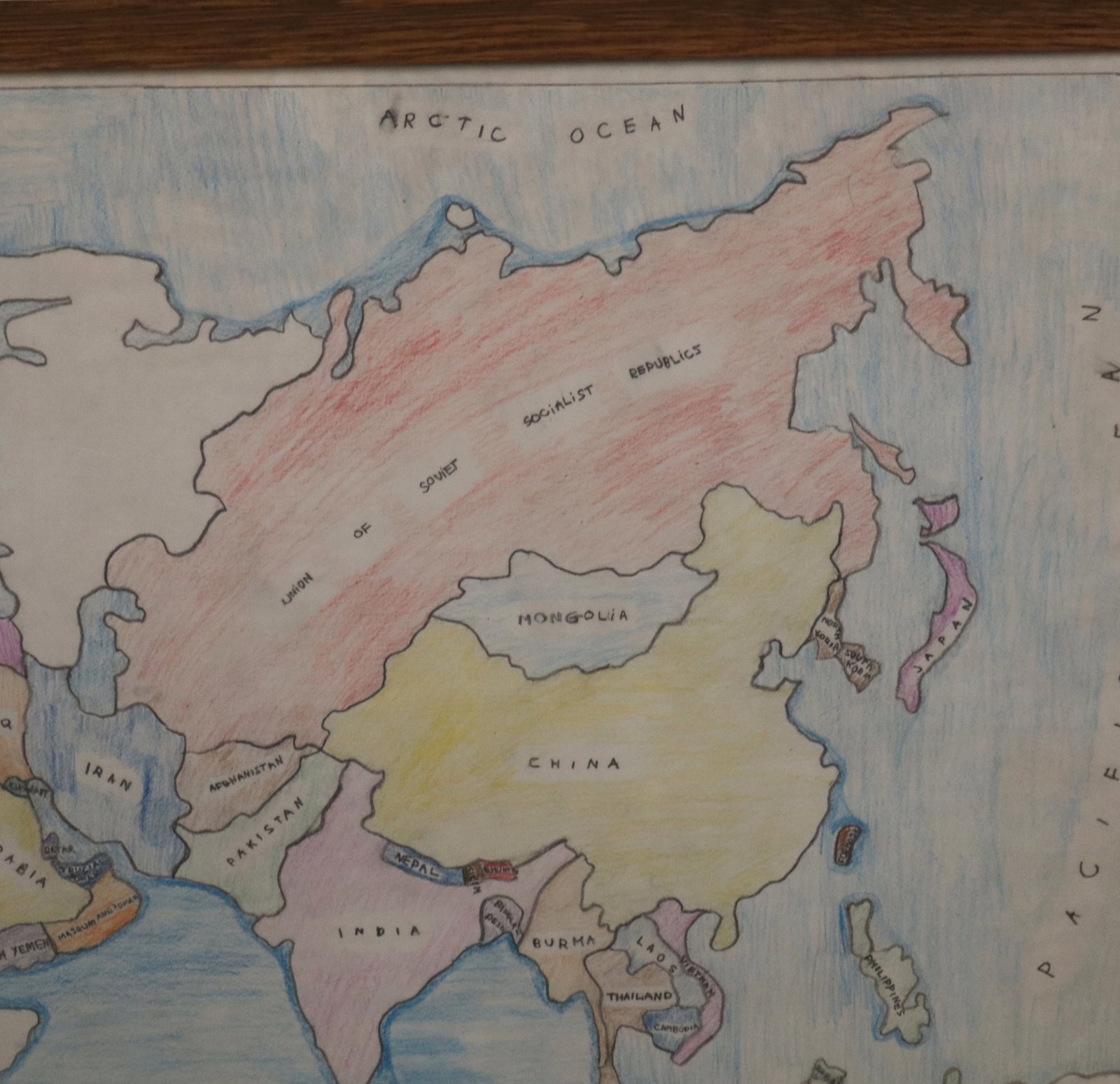 Two Framed Hand-Colored Maps - 4