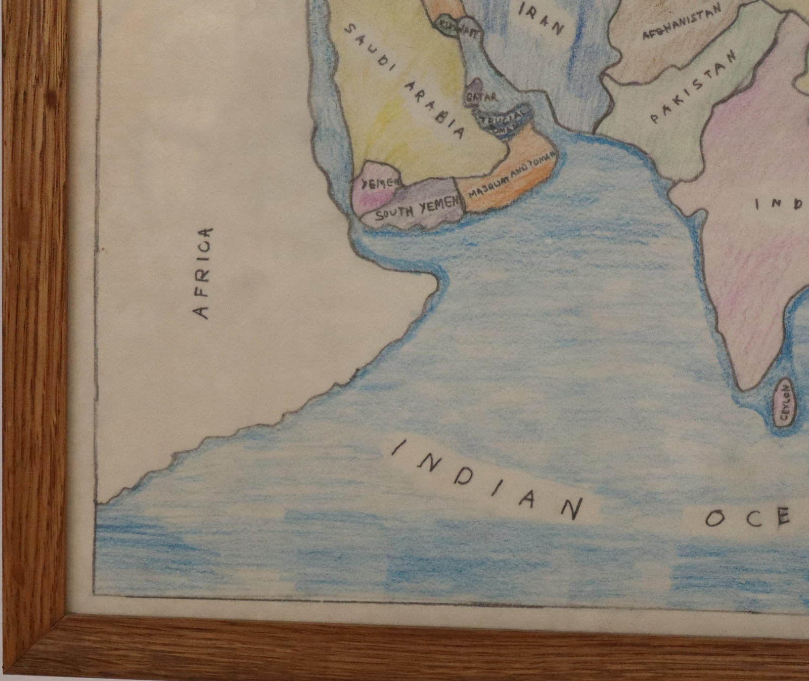 Two Framed Hand-Colored Maps - 6