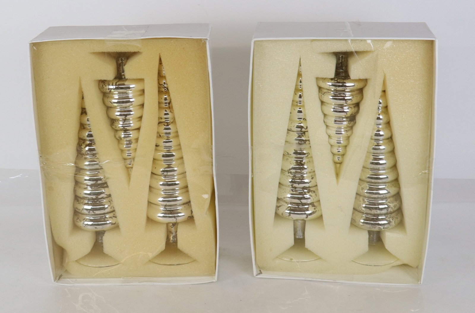 Two Sets of Mercury Glass Decorations (1 of 12)