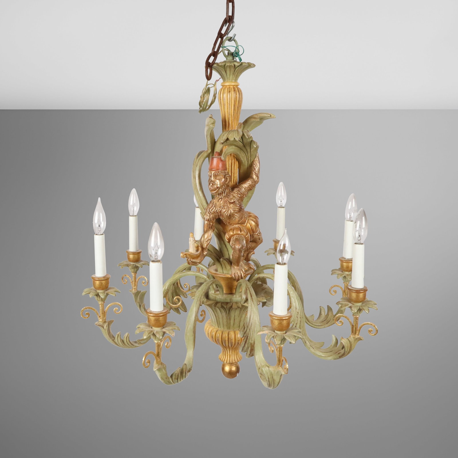 Maitland Smith Manner Monkey Chandelier (1 of 17)