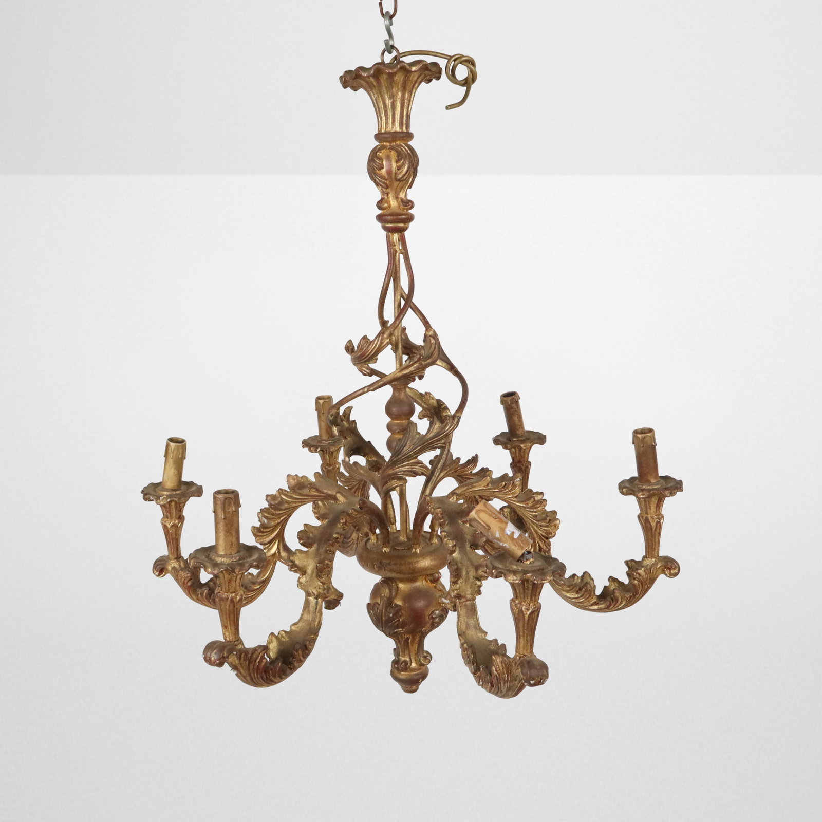 Venetian Rococo Gilded Chandelier (1 of 11)