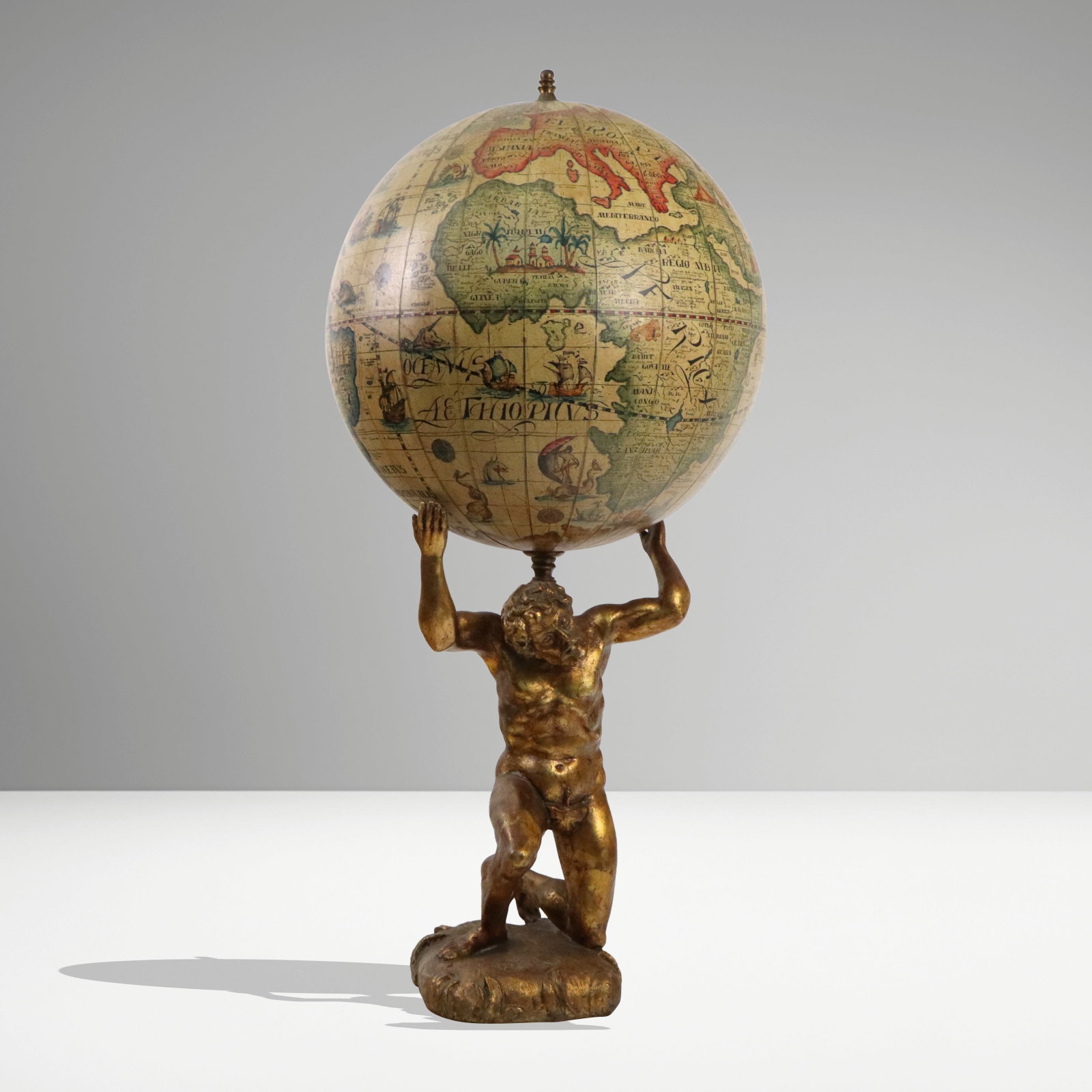 Terrestrial Globe on Gilt Atlas Stand (1 of 17)
