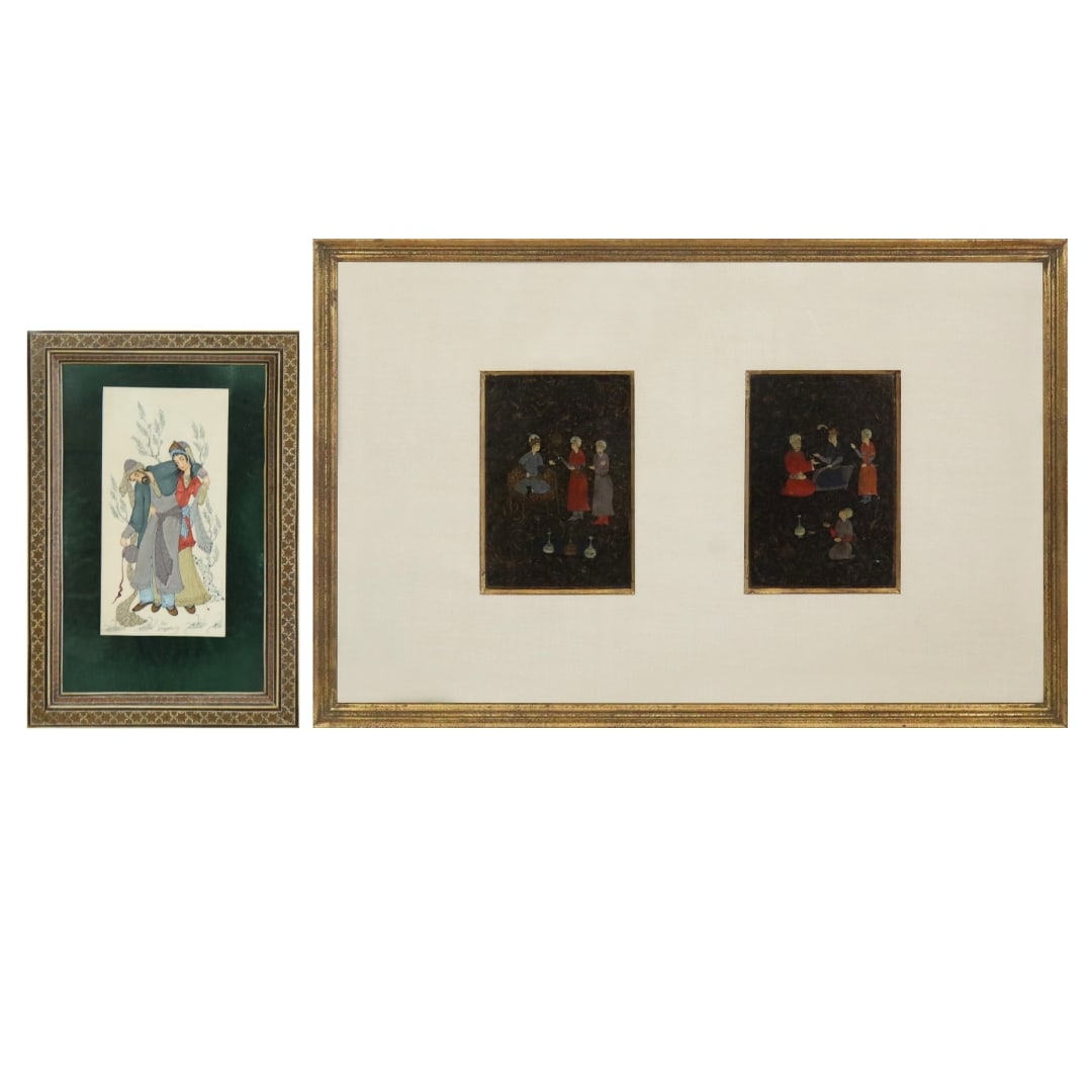Two Framed Persian Manner Art Works (1 of 13)