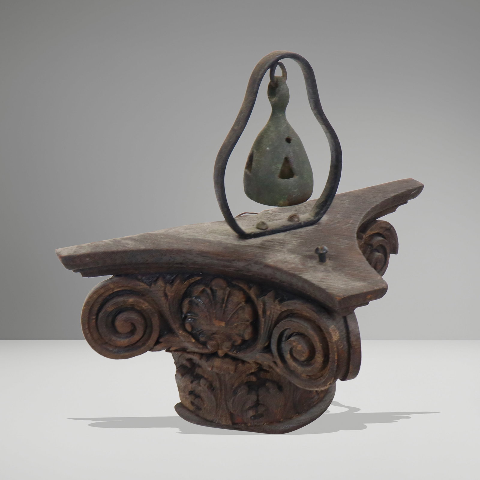 Unusual Bell Mounted on Bracket (1 of 12)