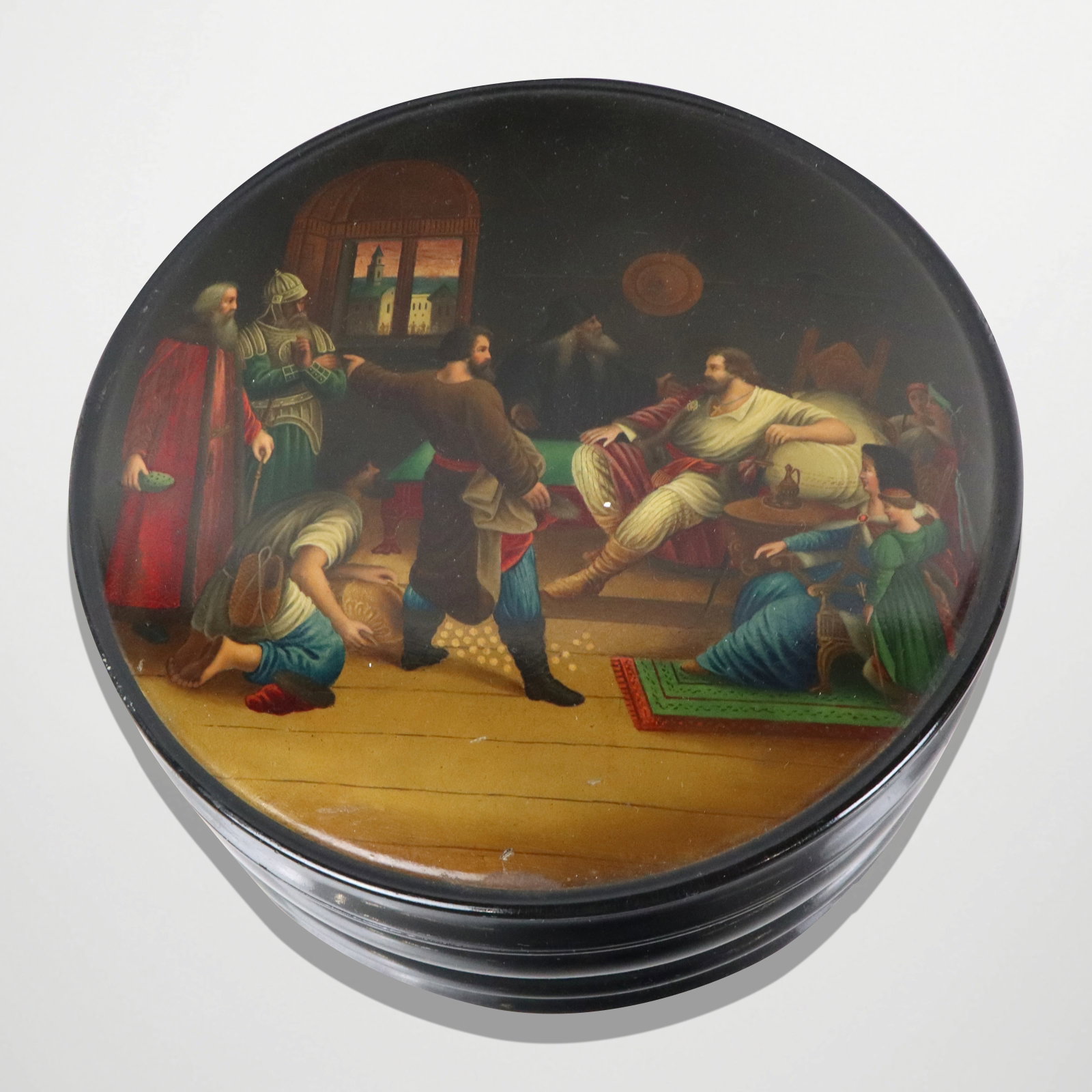 Three Papier Mache & Composition Boxes - 4