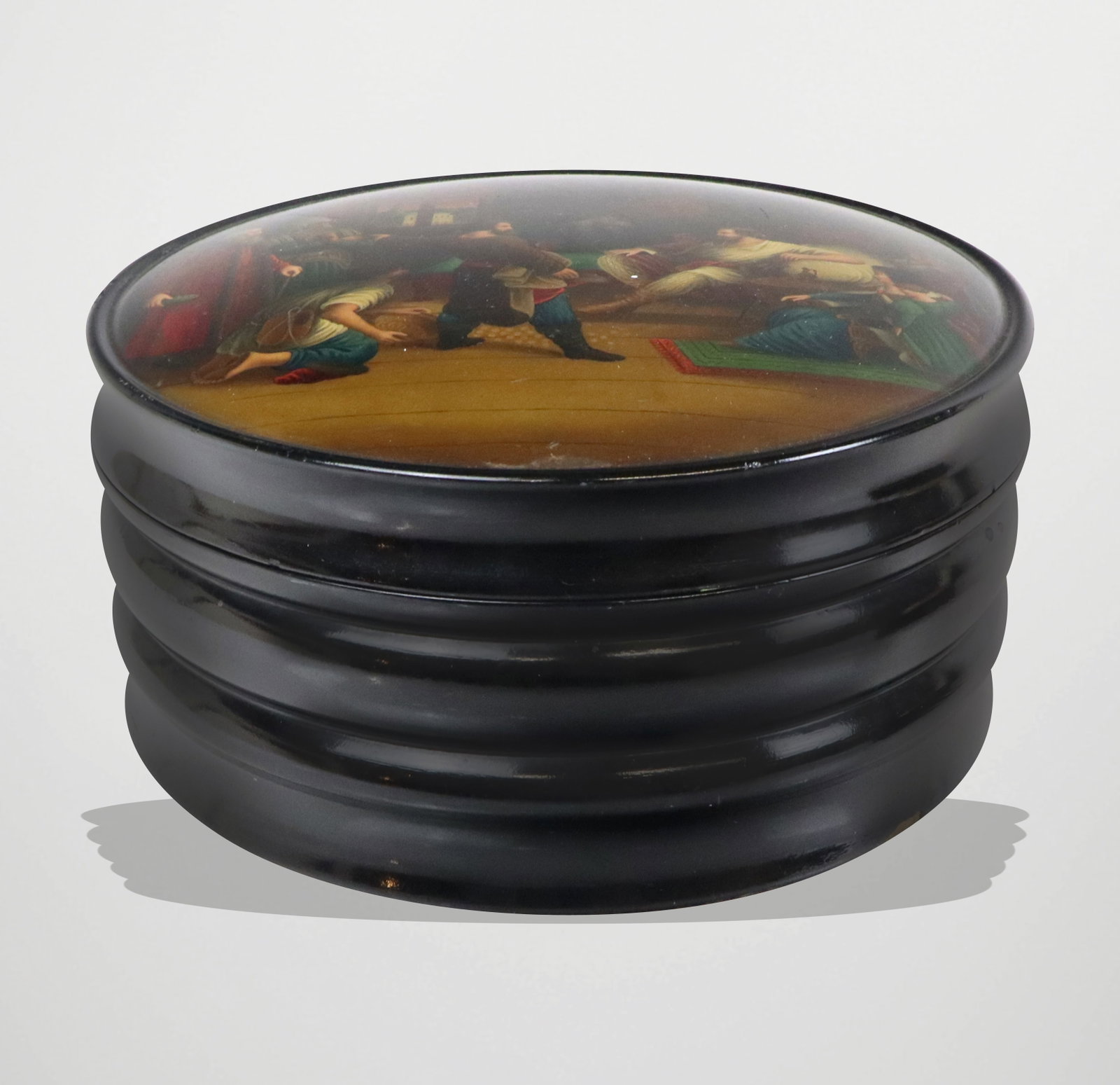 Three Papier Mache & Composition Boxes - 5