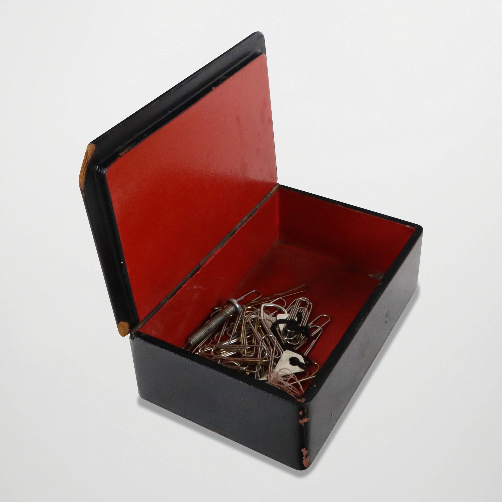 Three Papier Mache & Composition Boxes - 7