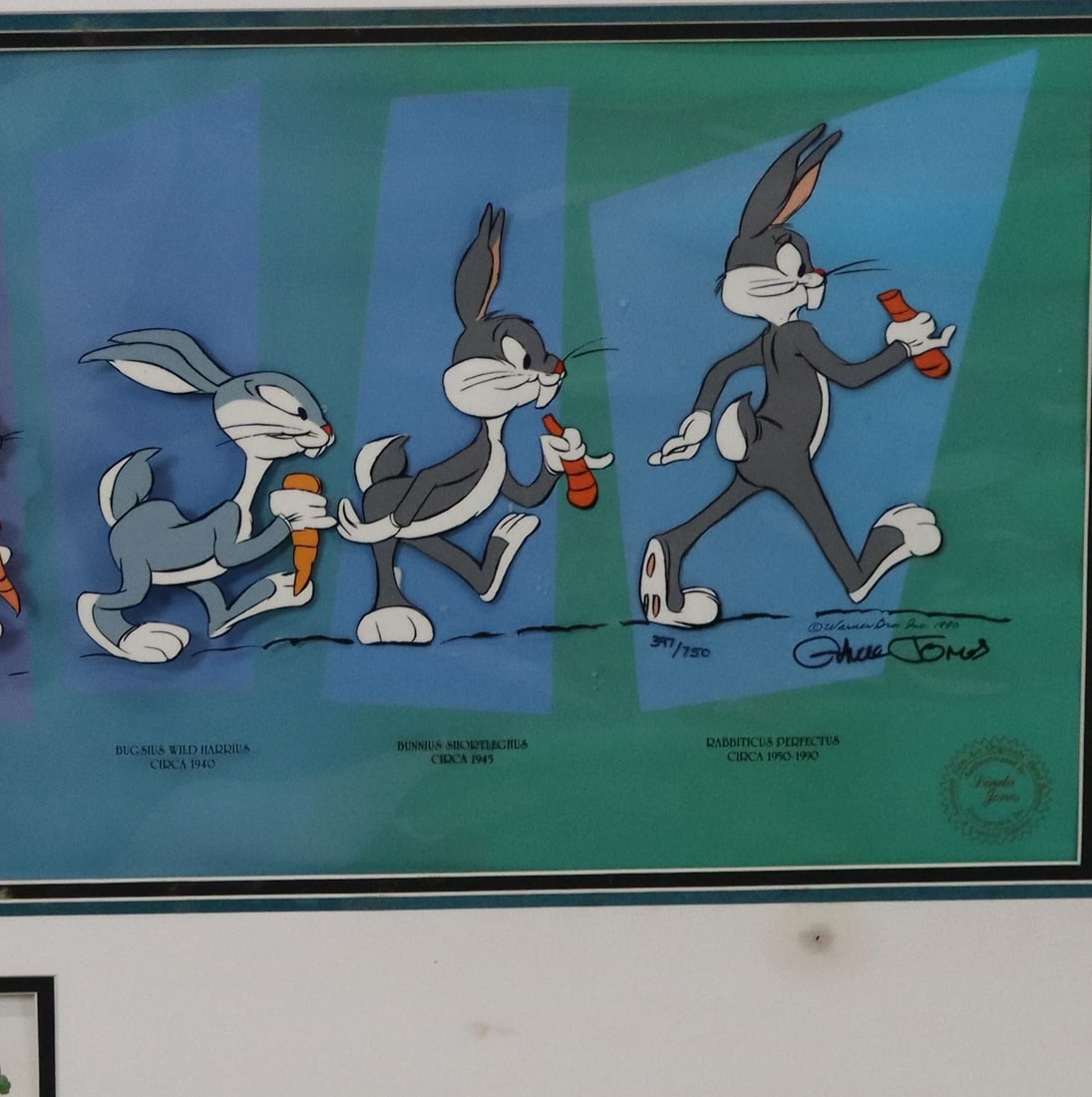 Chuck JONES - Animation Cell Bugs Evolution - 10