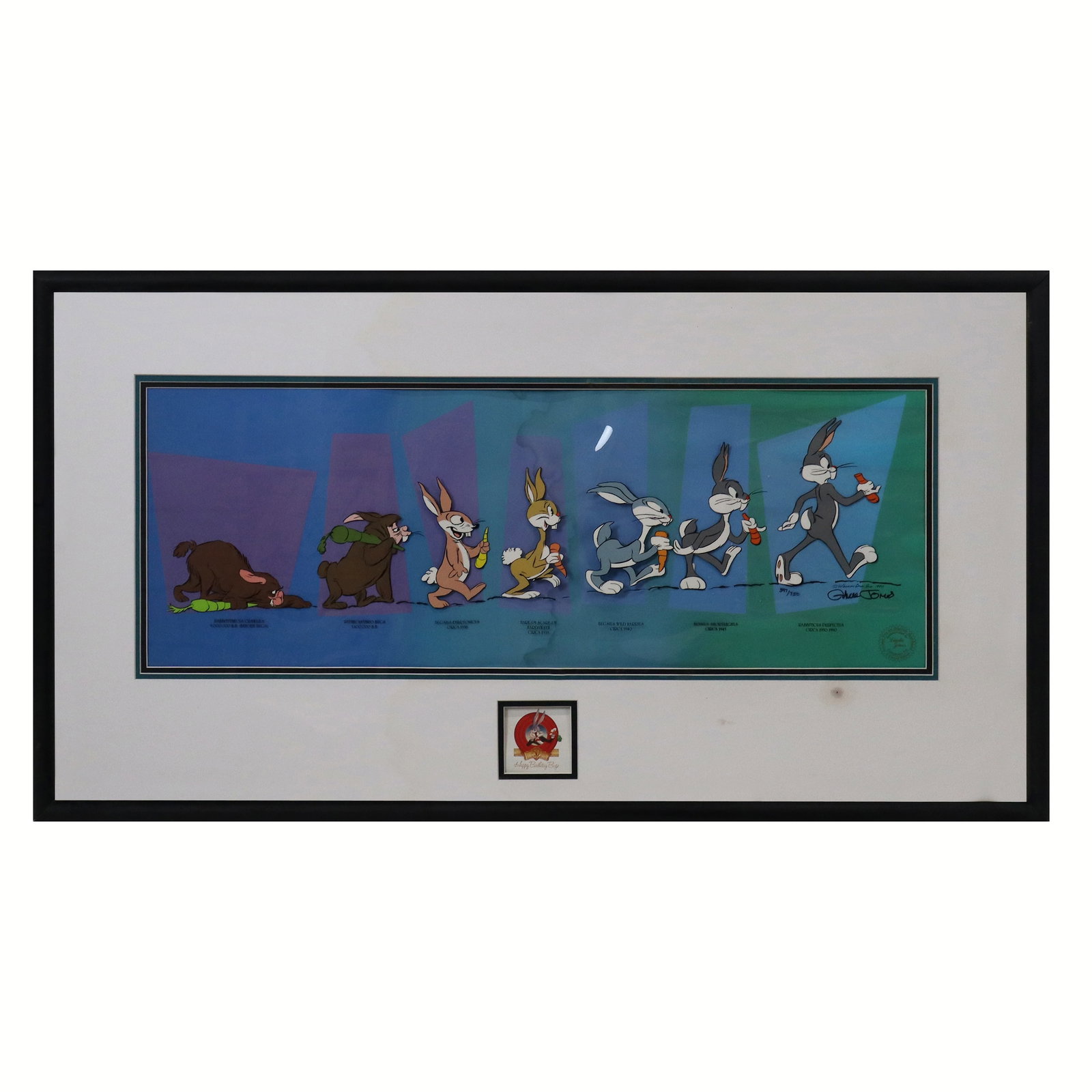 Chuck JONES - Animation Cell Bugs Evolution - 11