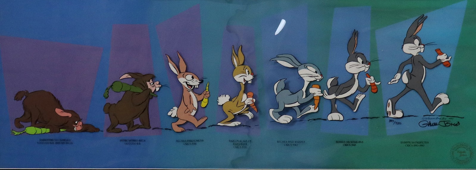 Chuck JONES - Animation Cell Bugs Evolution - 2
