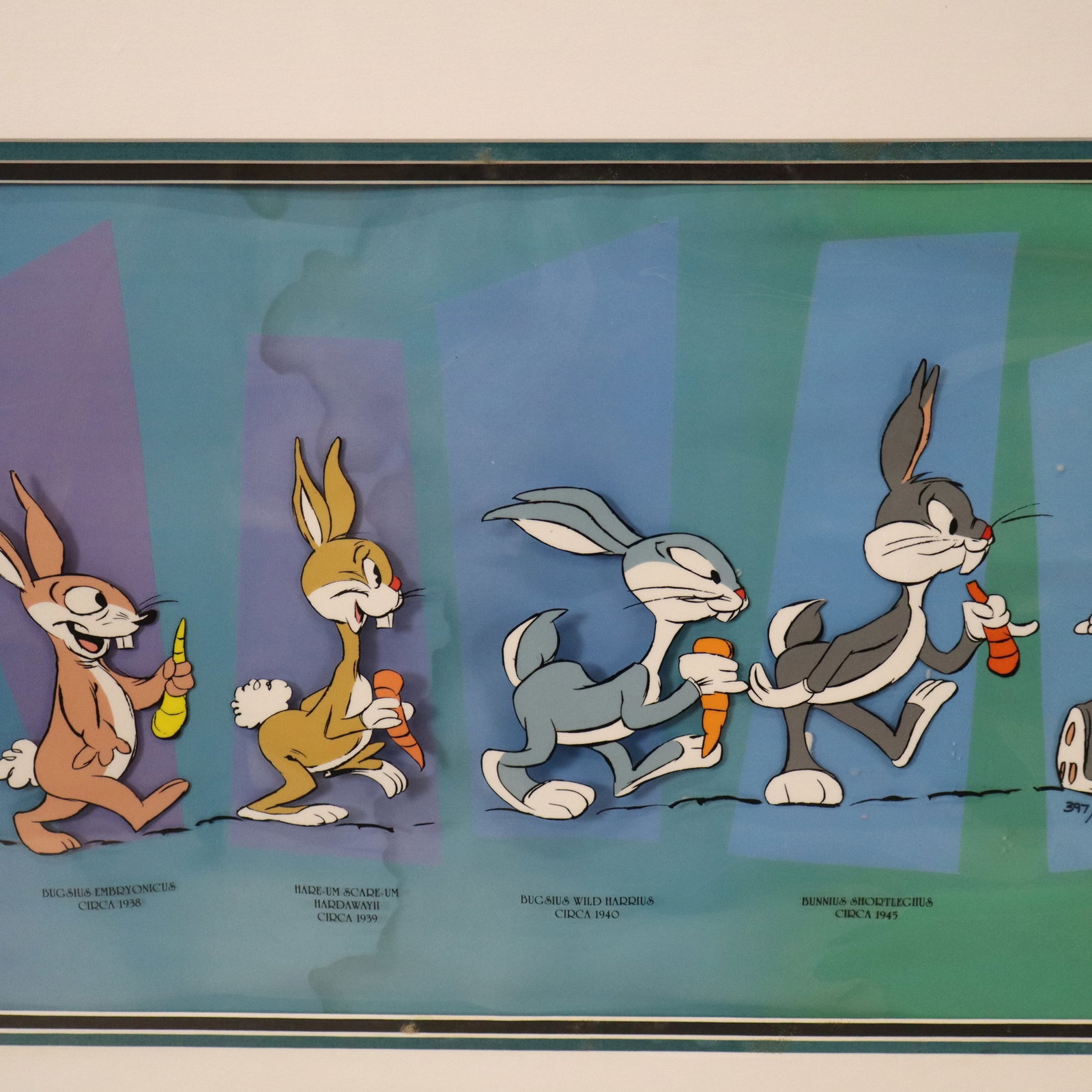 Chuck JONES - Animation Cell Bugs Evolution - 6