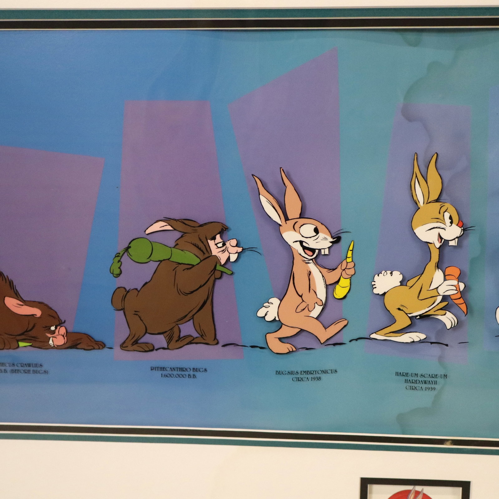 Chuck JONES - Animation Cell Bugs Evolution - 7